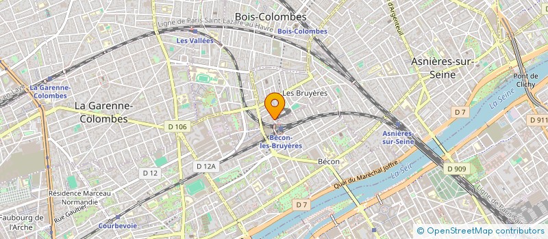 localisation de l'entreprise IND. MARET MARCHE REP PAR SA    AGENCE D  ASNIERES-SUR-SEINE