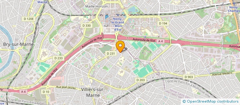 localisation de l'entreprise IND MAROUSET JACQUES & DEVOS NATHALIE  VILLIERS-SUR-MARNE