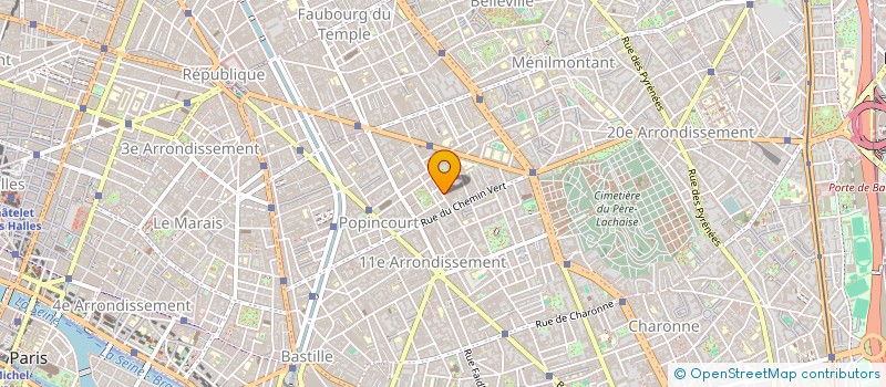 localisation de l'entreprise IND MARTIN PAUL LOUIS REP PAR MELLE  PARIS