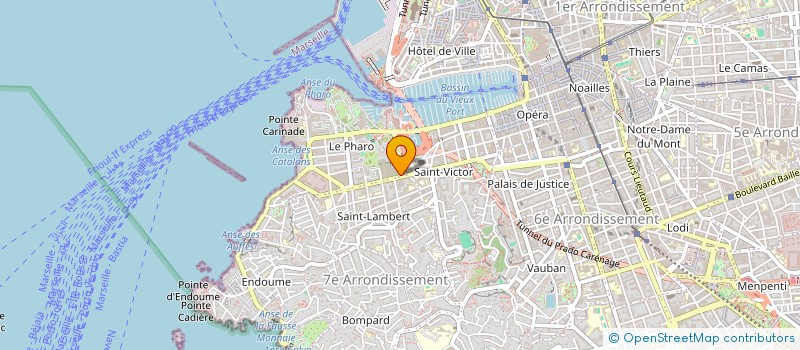 localisation de l'entreprise IND MARUANI - TEBOL  MARSEILLE