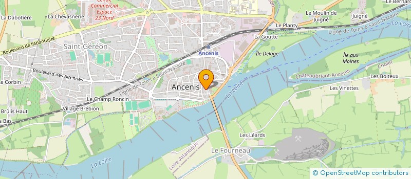 localisation de l'entreprise IND MAUCOURT  ANCENIS-SAINT-GEREON