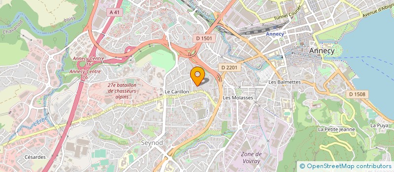 localisation de l'entreprise IND MAZIERE ET GIUDICE à ANNECY