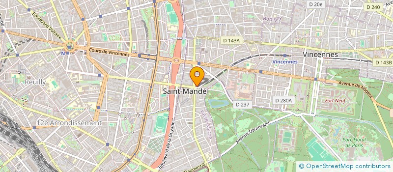 localisation de l'entreprise IND. METAIRIE à SAINT-MANDE