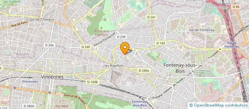localisation de l'entreprise IND MEUTEY à FONTENAY-SOUS-BOIS