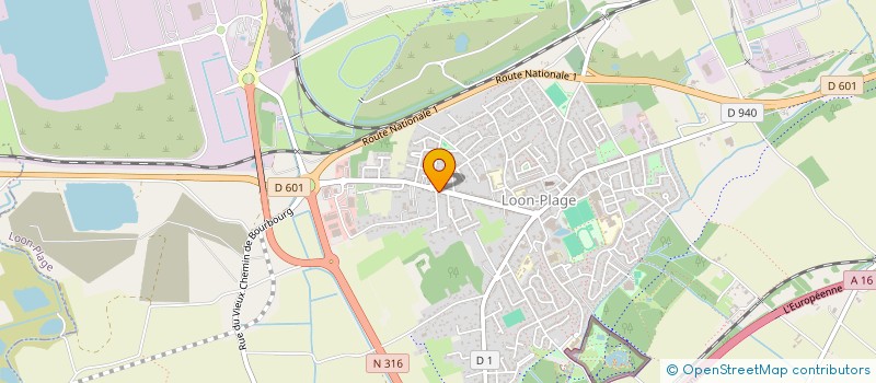 localisation de l'entreprise IND MINNE PAUL  LOON-PLAGE