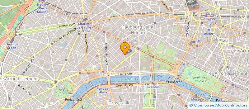 localisation de l'entreprise IND. MME DE MOUSTIER REP PAR MME ROCHEFO  PARIS