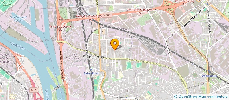 localisation de l'entreprise IND MONSIEUR ET MADAME BLANQUART  SAINT-FONS