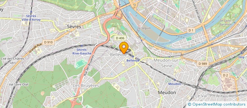 localisation de l'entreprise IND MONTEIL  MEUDON
