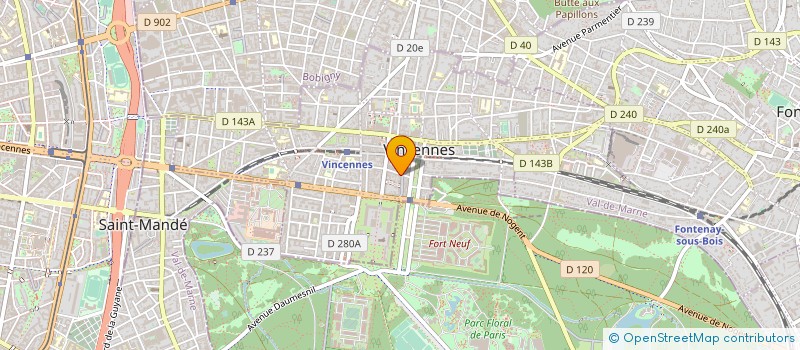 localisation de l'entreprise IND MORDILLAT REP PAR MR FAILLIE JEAN LO à VINCENNES