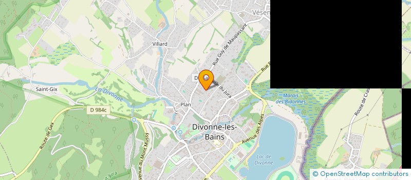 localisation de l'entreprise IND NARJOUD SEBASTIEN ET NICOLAS à DIVONNE-LES-BAINS