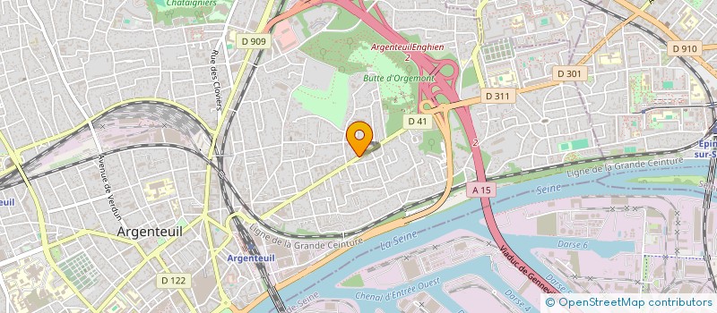 localisation de l'entreprise IND. NATIER VINCENT & ELBAYOUMI ADEL  ARGENTEUIL