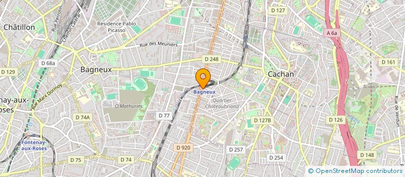 localisation de l'entreprise IND NAUDOT à CACHAN