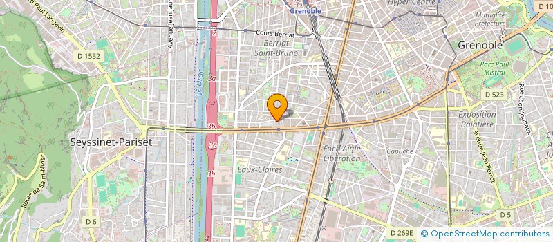 localisation de l'entreprise IND. NIER HUGUES & JORICK  GRENOBLE