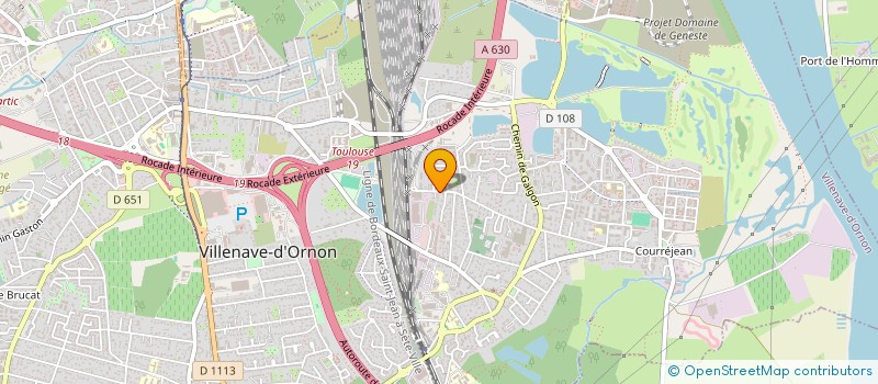 localisation de l'entreprise IND NIVEZ - FORNIER DE VIOLET à VILLENAVE-D'ORNON