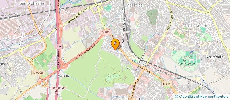 localisation de l'entreprise IND OBERT GARCIA  PERPIGNAN