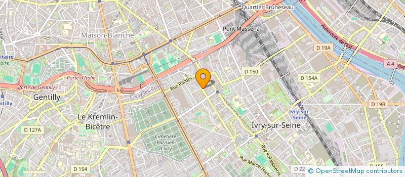 localisation de l'entreprise IND. OGER RIGNAULT à IVRY-SUR-SEINE