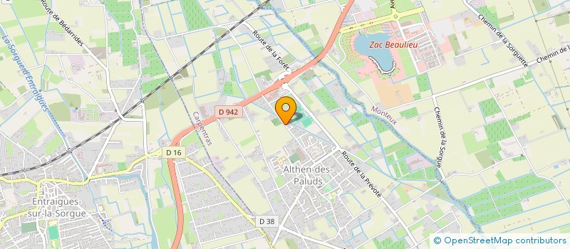 localisation de l'entreprise IND'OR & OUTDOOR  ALTHEN-DES-PALUDS