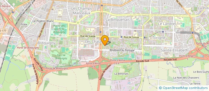 localisation de l'entreprise IND OVIEDO  RENNES