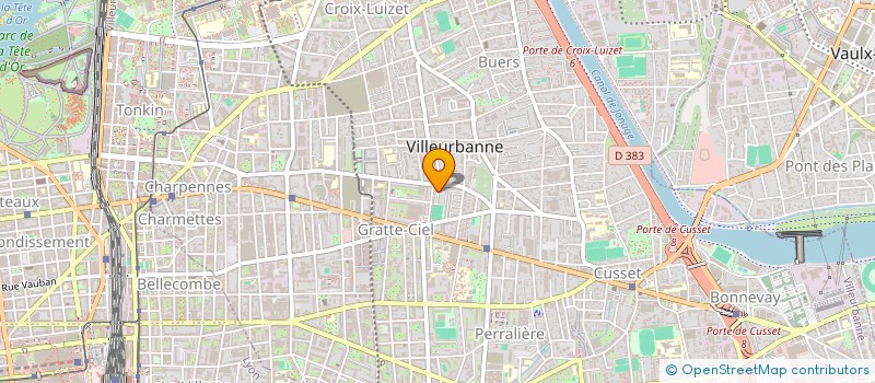 localisation de l'entreprise IND PARCEL LE DOUX  VILLEURBANNE