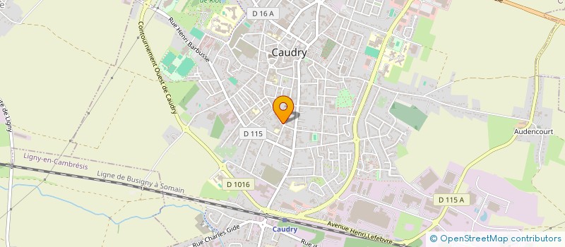 localisation de l'entreprise IND PELLERIN/BEURTHEY  CAUDRY