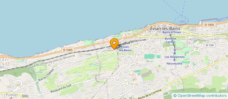 localisation de l'entreprise IND PERNOLLET MAURICE ET YVES  EVIAN-LES-BAINS