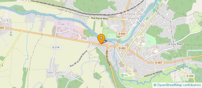 localisation de l'entreprise IND PERROT BERDAULON à LA FERTE-SOUS-JOUARRE