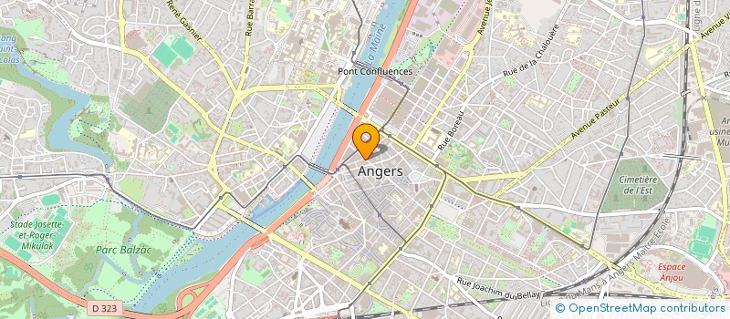 localisation de l'entreprise IND PETITEAU GAZENGEL à ANGERS