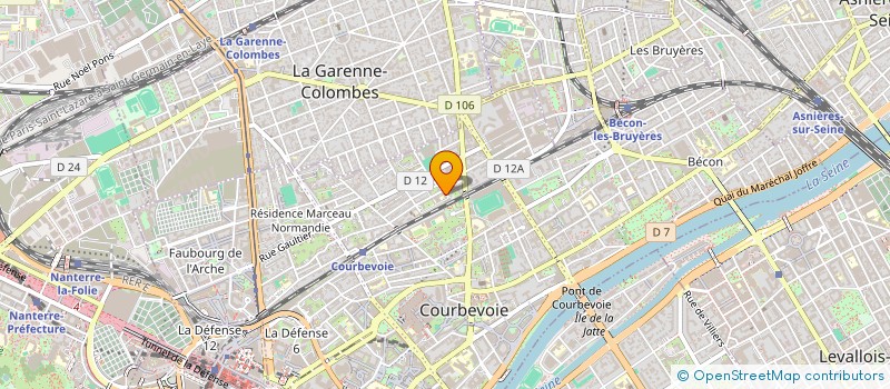 localisation de l'entreprise IND PHILY - SOPPELSA à COURBEVOIE