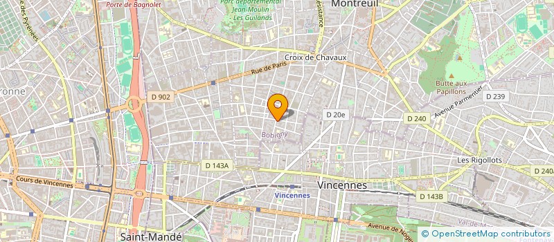 localisation de l'entreprise IND PILASTRE JEAN-CLAUDE ET ANNE à MONTREUIL
