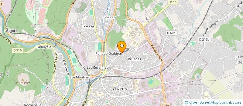 localisation de l'entreprise IND PRAT / BARBE  ALES