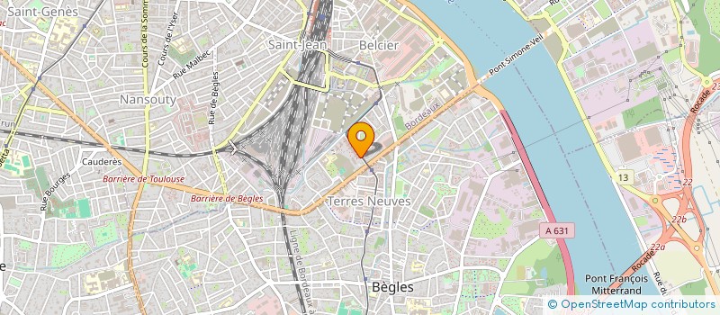 localisation de l'entreprise IND RADIO à BORDEAUX