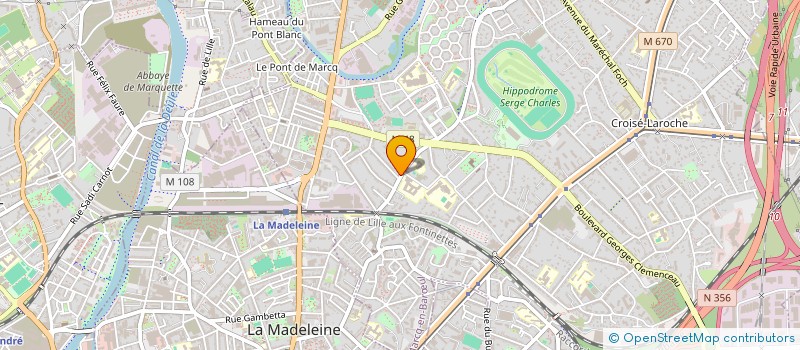localisation de l'entreprise IND RAY AUDIBERT à MARCQ-EN-BARŒUL