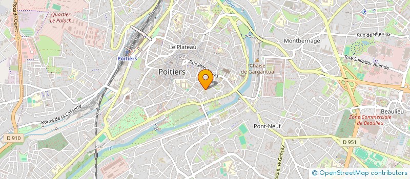 localisation de l'entreprise IND REMY BERTAULT  POITIERS