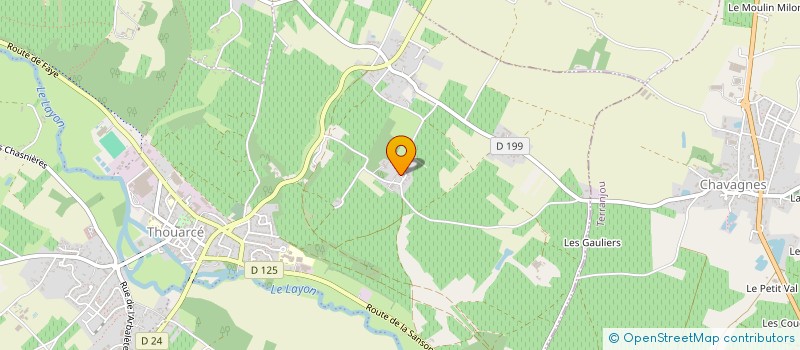 localisation de l'entreprise IND RENOU FRERES à BELLEVIGNE-EN-LAYON