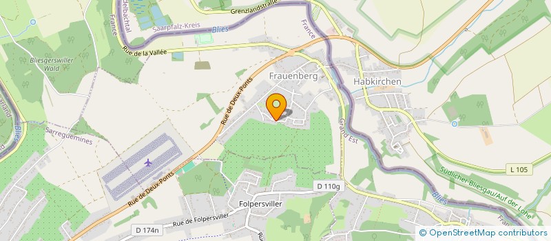 localisation de l'entreprise IND RUDLOFF CLAUDE HUBERT  FRAUENBERG