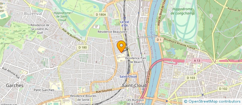 localisation de l'entreprise IND. SANANES REP PAR MME PROUSSAK à SAINT-CLOUD