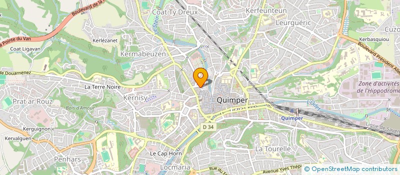 localisation de l'entreprise IND SCHMITT DUJARDIN à QUIMPER