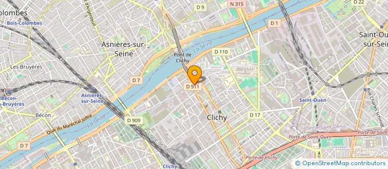 localisation de l'entreprise IND SEBBAN MICHAEL ET OLIVIA à CLICHY
