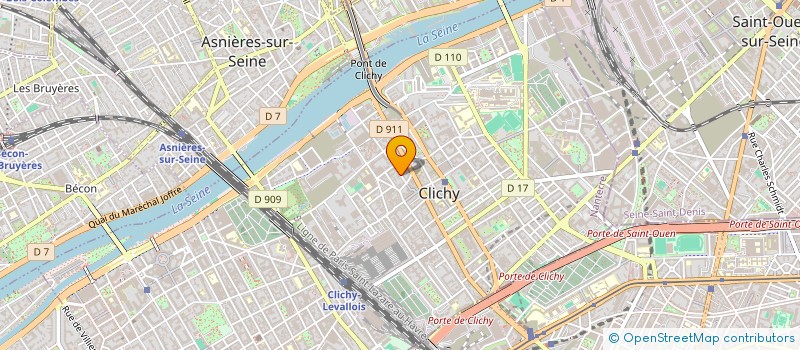 localisation de l'entreprise IND SERRES à CLICHY