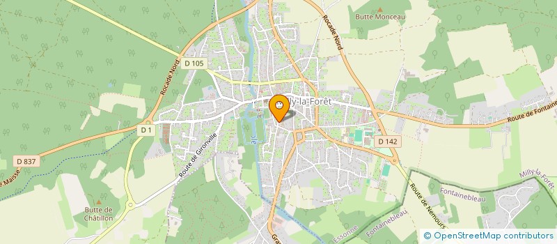 localisation de l'entreprise IND SIGNORET-SEGURA à MILLY-LA-FORET