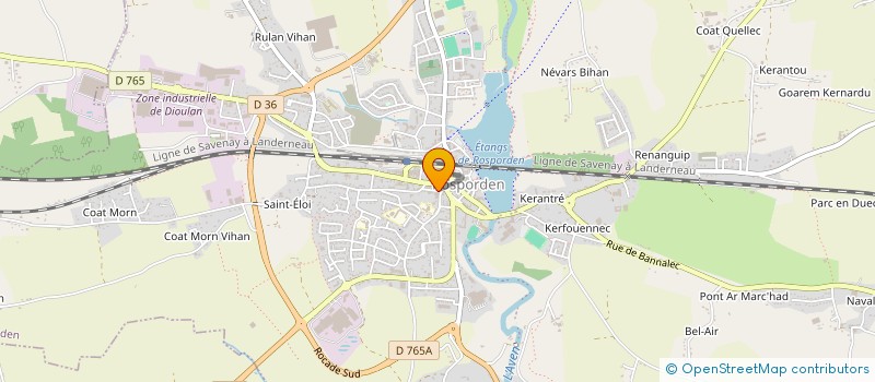 localisation de l'entreprise IND SIMON  ROSPORDEN