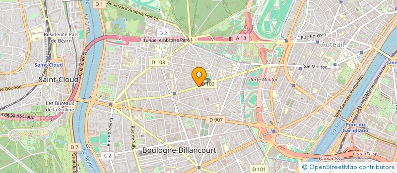 localisation de l'entreprise IND SOUBES SIELLEZ à BOULOGNE-BILLANCOURT