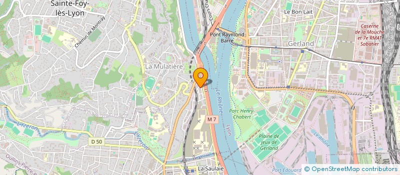 localisation de l'entreprise IND TAUTY  LA MULATIERE