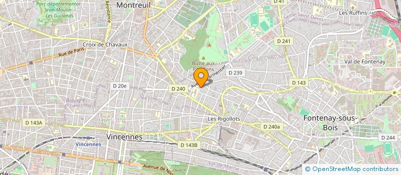 localisation de l'entreprise IND. TERRADE REP PAR MR TERRADE GUY à FONTENAY SOUS BOIS