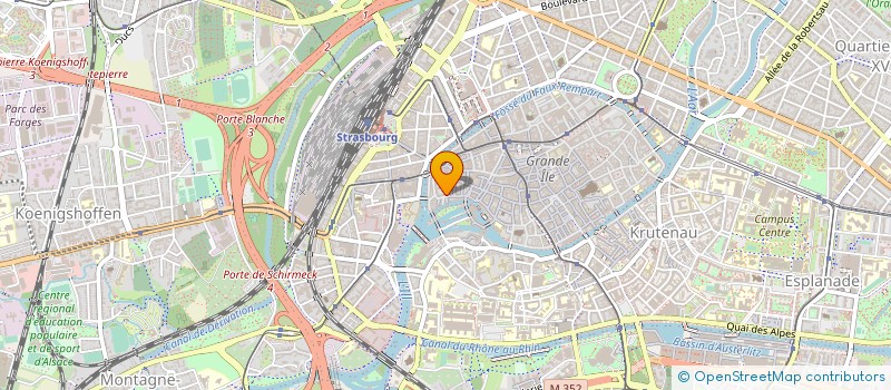 localisation de l'entreprise IND TEXTILE ALS BATTEGAY ITAB à STRASBOURG