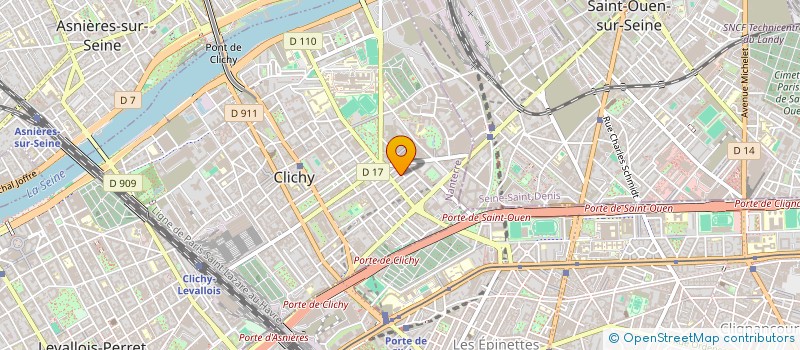 localisation de l'entreprise IND TEYSSENDIER DE LA SERVE BREU à CLICHY