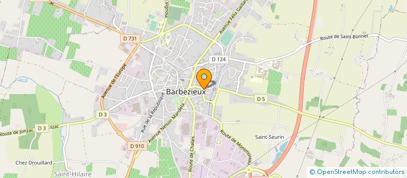 localisation de l'entreprise IND THUILIER à LIGNIERES-AMBLEVILLE