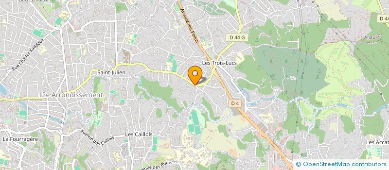 localisation de l'entreprise IND TOUSSAINT à MARSEILLE