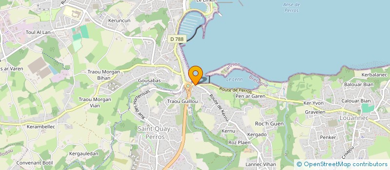 localisation de l'entreprise IND TRAN-VIVIER VANNI ET LAVEANT MELINA  LOUANNEC