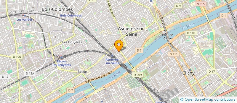 localisation de l'entreprise IND ULLMANN CARRIER  ASNIERES-SUR-SEINE